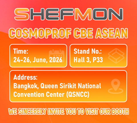 Treffen Sie SHEFMON auf der COSMOPROF CBE ASEAN 2026 in Bangkok.
