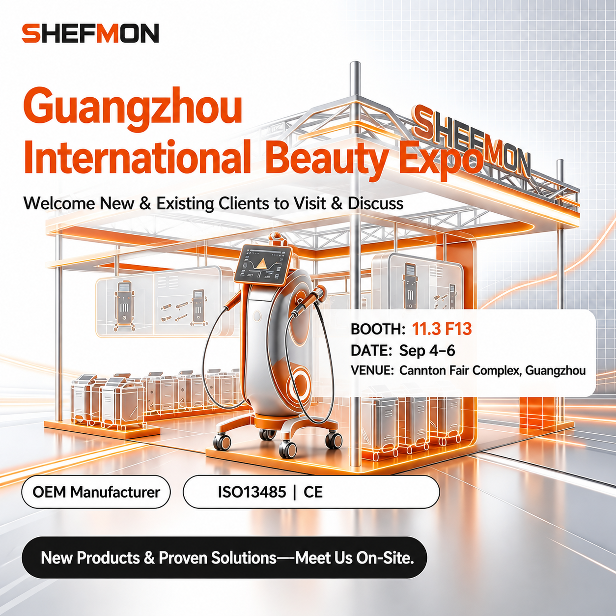 See What’s New from SHEFMON at Guangzhou International Beauty Expo 2026 September